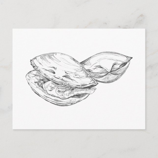 Carte postale Happy As A Clam (Devant)