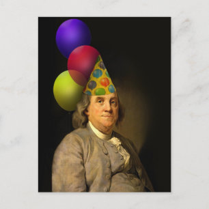 Carte Postale Happy Birthday  From Ben Franklin