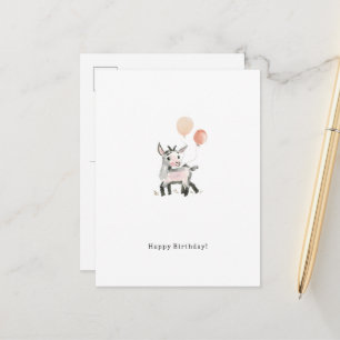 Carte Postale Happy Birthday Little Goat Card
