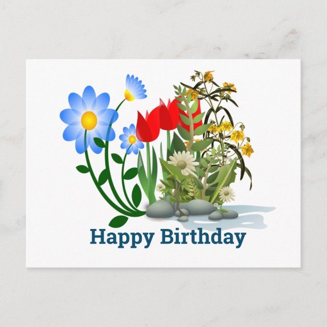 Carte Postale Happy Birthday Postcard (Devant)