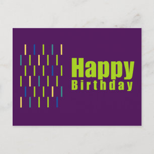 Carte Postale Happy Birthday Postcard