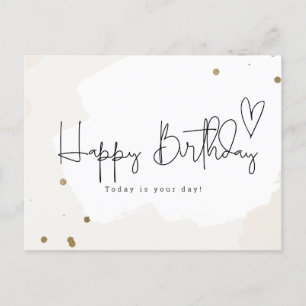 Carte Postale Happy Birthday -Today is your day