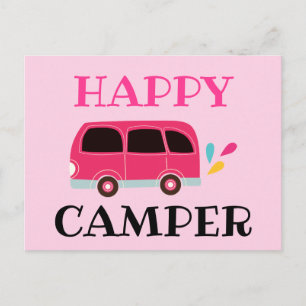 Carte Postale Happy Camper Van