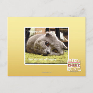 Carte Postale Happy cat, de happy