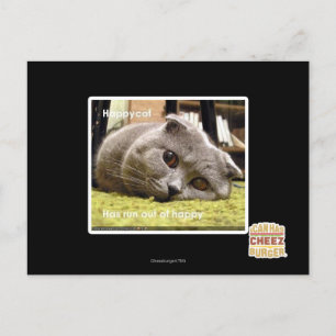 Carte Postale Happy cat, de happy