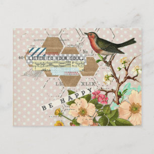 Carte Postale Happy Digital Collage