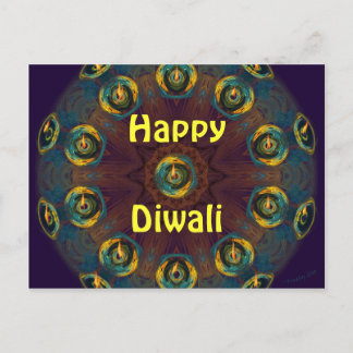 Carte Postale Happy Diwali postcard.