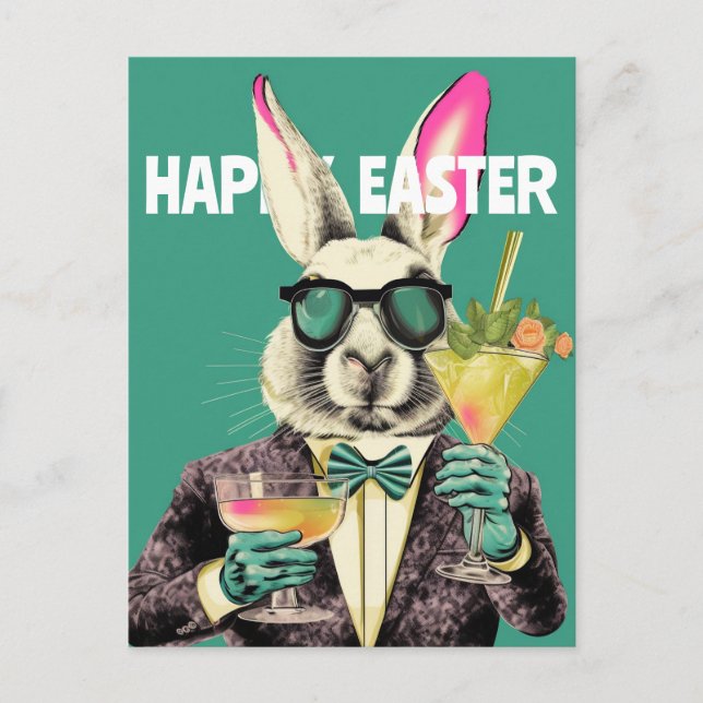 Carte Postale Happy Easter Bunny (Devant)