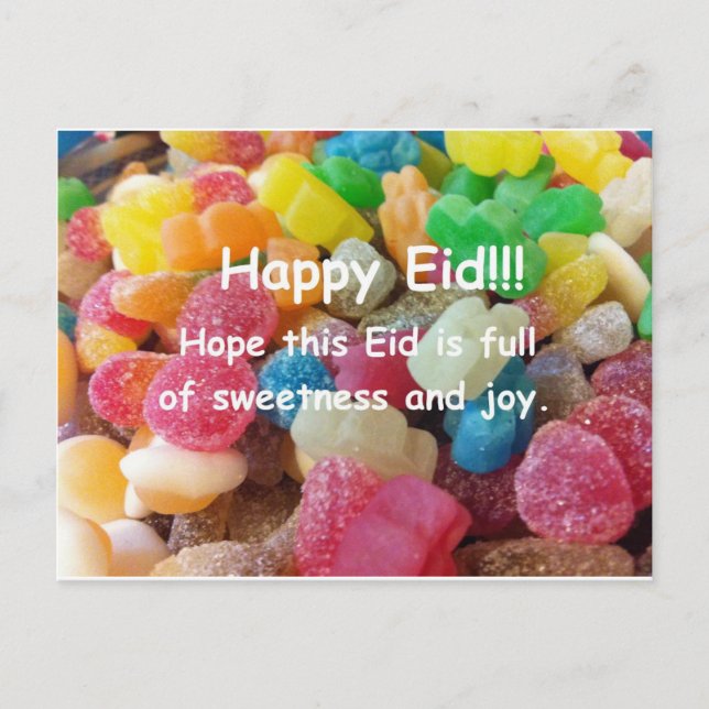 Carte Postale Happy Eid Sweets Postcard (Devant)