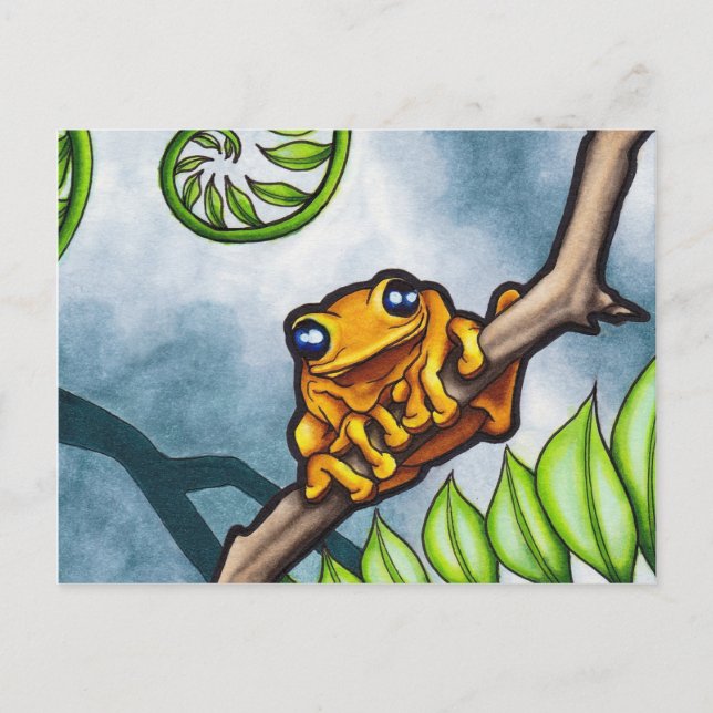 Carte Postale Happy Frog (Devant)