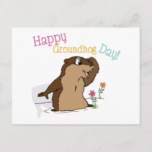 Carte Postale Happy Groundhog Day