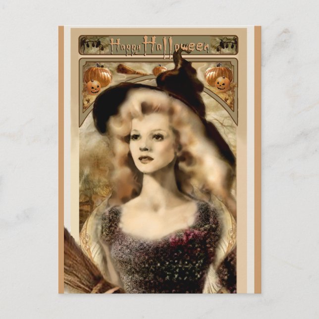 Carte postale "Happy Halloween" (Devant)
