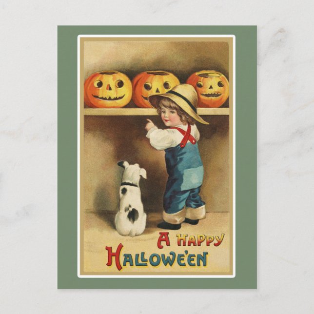 Carte Postale Happy Halloween (Devant)