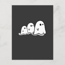 Carte postale Happy Halloween Ghosts