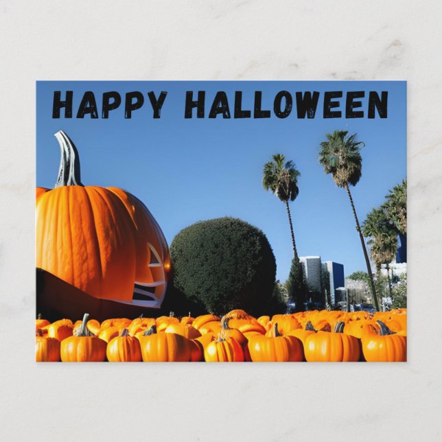 Carte Postale Happy Halloween LA (Devant)