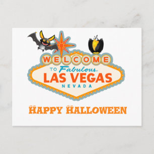 Carte Postale Happy Halloween Las Vegas Style