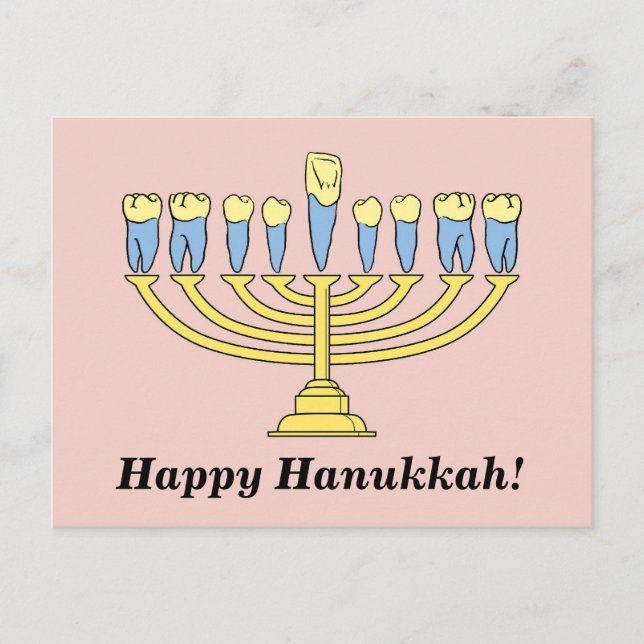 Carte postale "Happy Hanoukka" (Devant)
