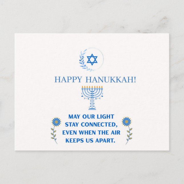 Carte Postale Happy Hanukkah! (Devant)