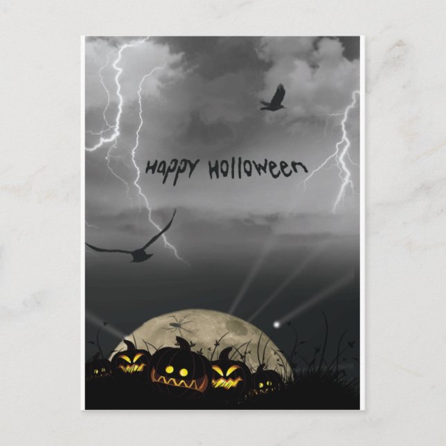 Carte Postale Happy Holloween (Devant)