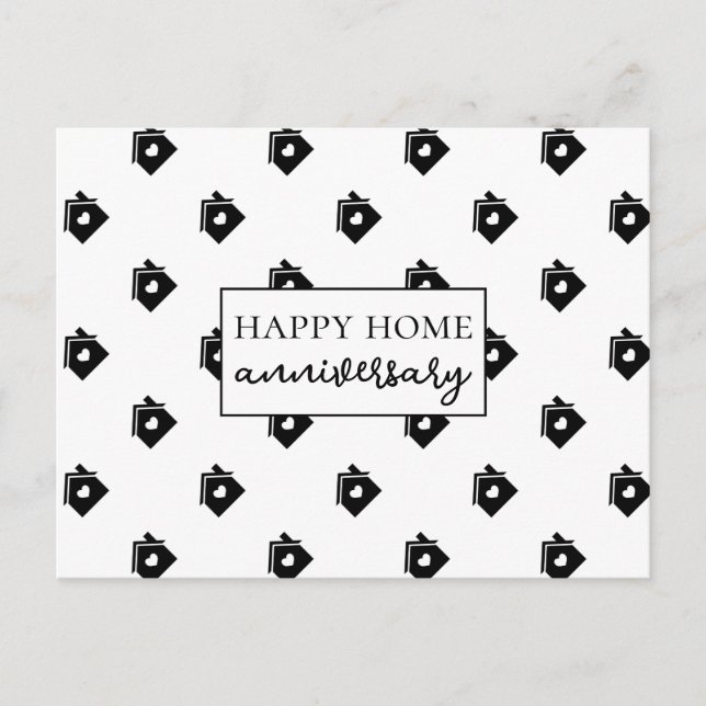 Carte Postale Happy Home Anniversary Realty  (Devant)