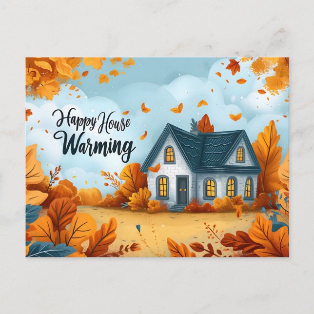 Carte postale Happy House Warming (Devant)