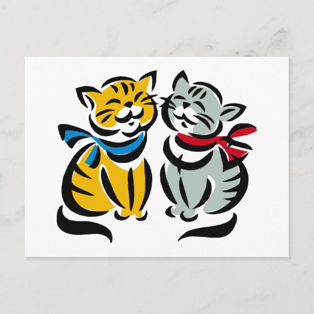 Carte Postale Happy Kittens (Devant)