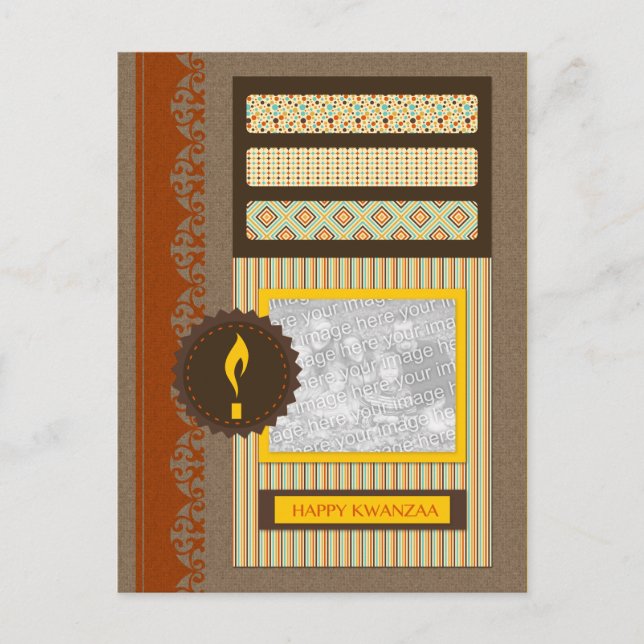 Carte Postale happy kwanzaa (scrapbook) (Devant)