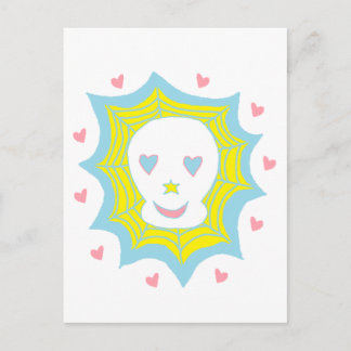 Carte Postale Happy Love Skull