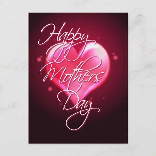Carte Postale HAPPY MOTHER'S DAY HEART by SHARON SHARPE (Devant)