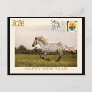 Carte Postale Happy New Year 2026 Postcard