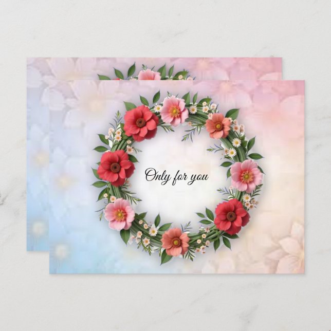 Carte Postale Happy occasion (Devant / Derrière)