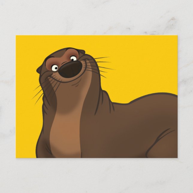 Carte postale Happy Otter (Devant)
