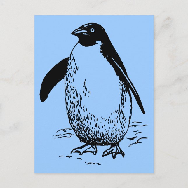 Carte Postale Happy Penguin (Devant)