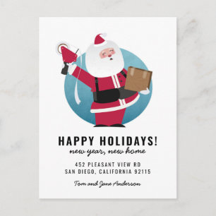 Carte Postale Happy Père Noël Mover avec boîte