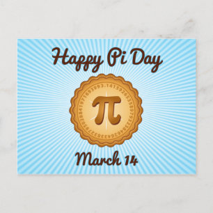 Carte postale Happy Pi Day