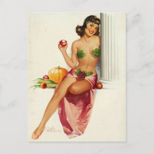 Carte Postale Happy Pin Up