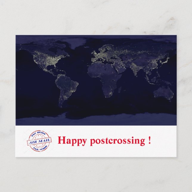 Carte Postale Happy postcrossing! (Devant)