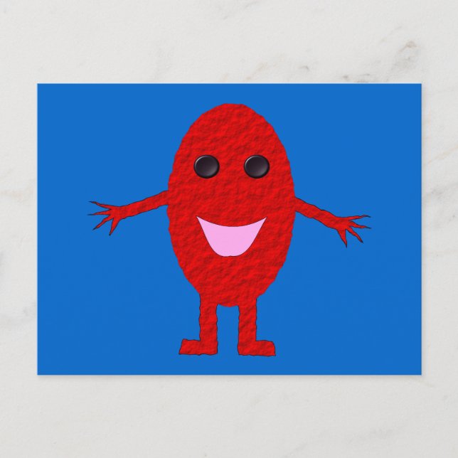 Carte postale Happy Red Grape (Devant)
