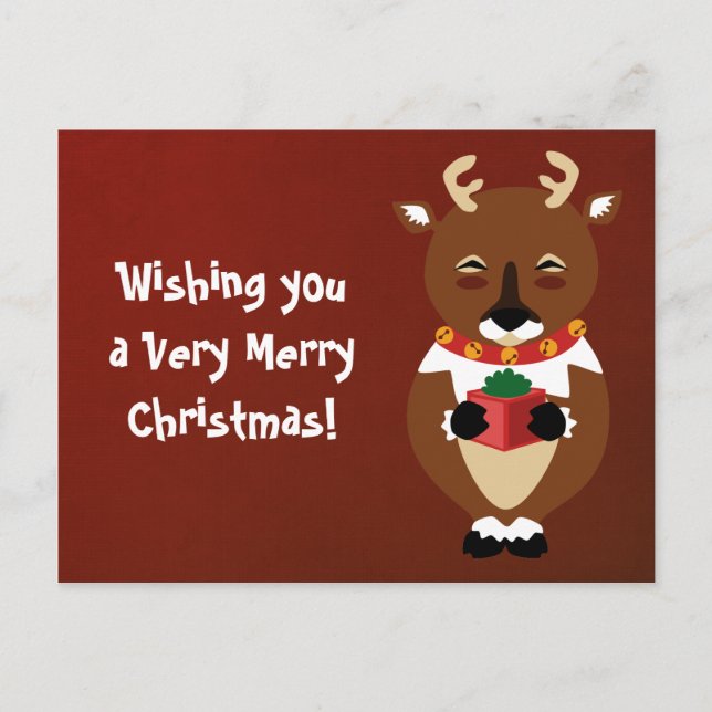 Carte postale Happy Reindeer (Devant)