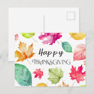 Carte Postale Happy Thanksgiving