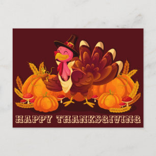 Carte Postale Happy Thanksgiving