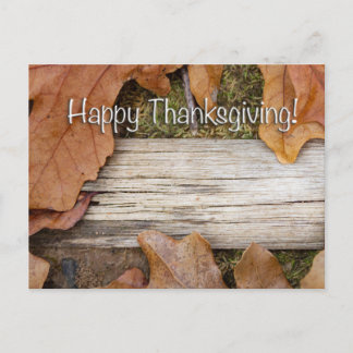 Carte Postale Happy Thanksgiving! Frame with room for your photo