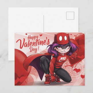 Carte Postale Happy Valentine’s Day Super-Héros -5