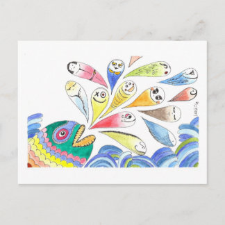 Carte Postale HappyFish