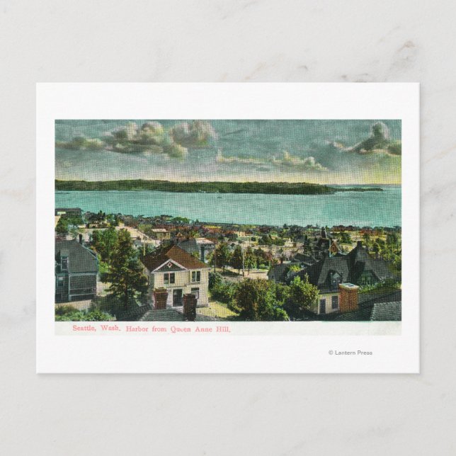 Carte Postale Harborview de Queen Anne Hill (Devant)