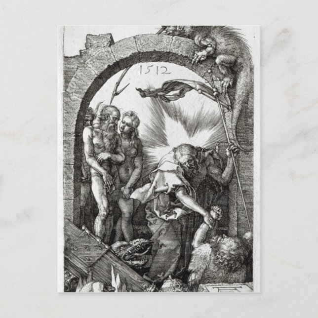 Carte Postale Harcèlement de l'Enfer ou descente du Christ dans (Devant)