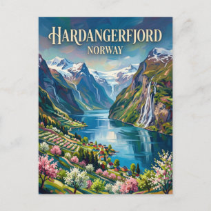 Carte Postale Hardangerfjord Norvège