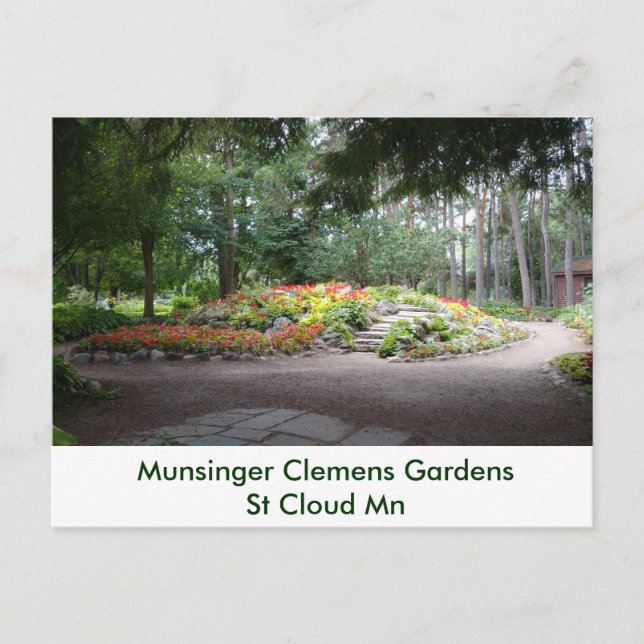 Carte Postale Hardscape Munsinger Garden St Cloud MN (Devant)