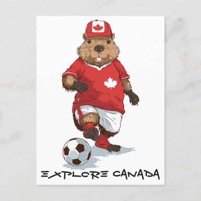 Carte Postale Hardworking Beaver Striker (Devant)