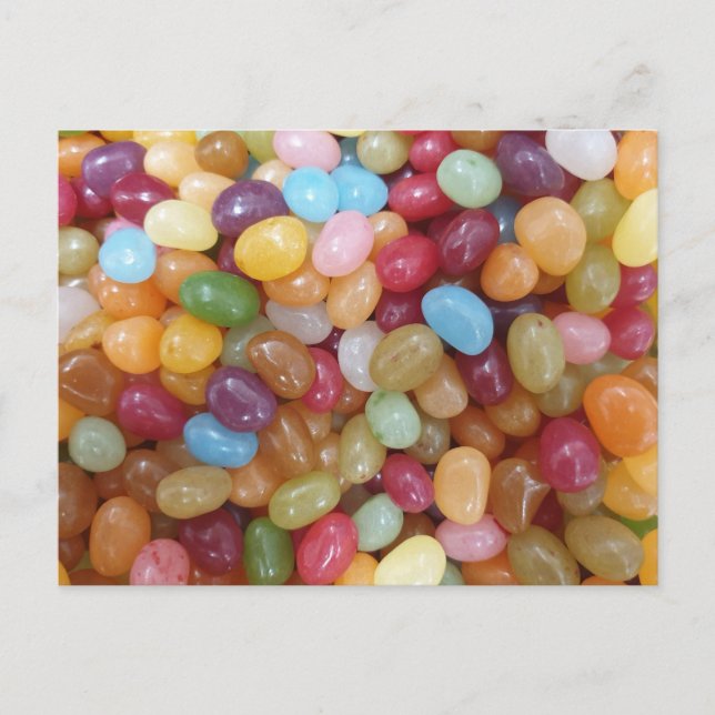Carte Postale Haricots de Jelly Colorés (Devant)